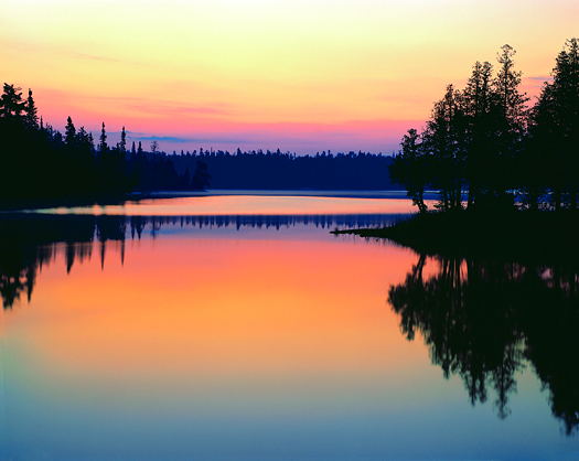 Sunrise Over Bisk Lake, Ontario, Canada