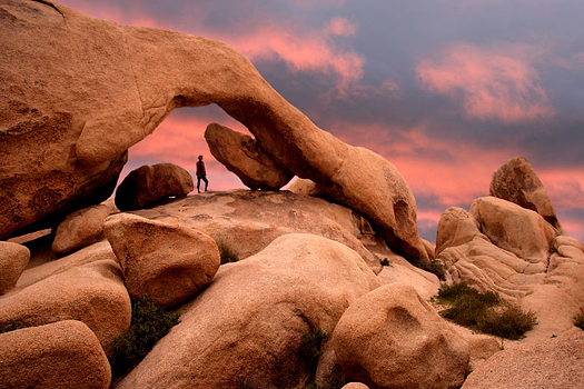Strange rock formations by Don Paulson