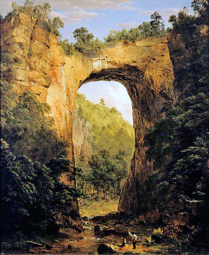 The Natural Bridge by Frederic Church