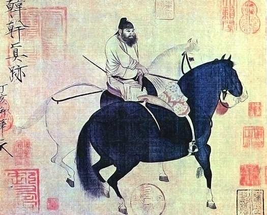 Walking the horse by Han Gan