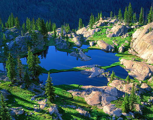 Ponds - Rocky Mountain National Park by John Fielder