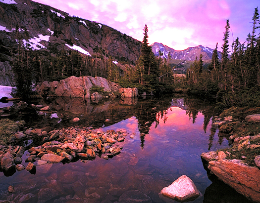 Longs Peak Sunset - Rocky Mountain National Park by John Fielder