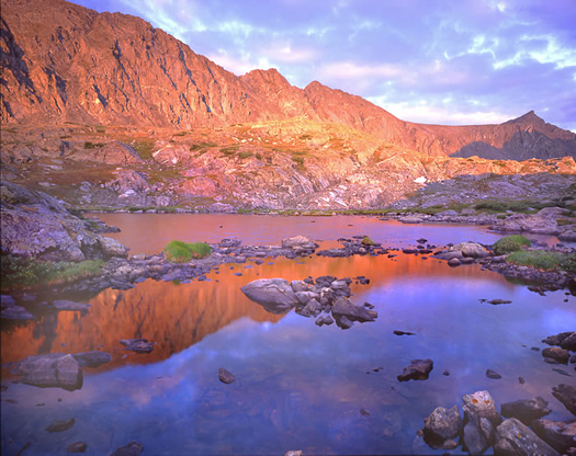Tenmile Range Reflection - Tenmile Range near Breckenridge, Colorado by John Fielder