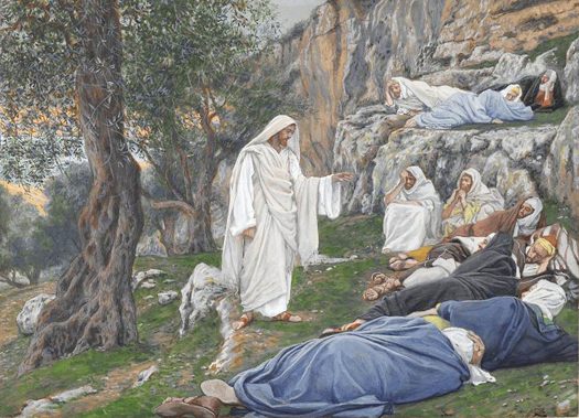 Jesus Commands the Apostles to Rest by James Tissot