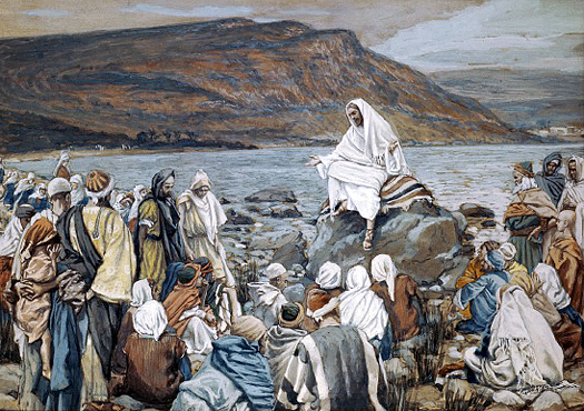 Jesus Teaches By The Seaside by William Hole