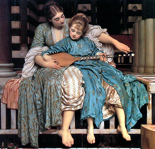 Music Lesson by Lord Frederick Leighton