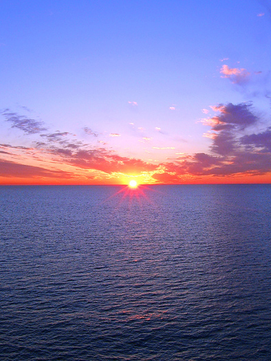 Ocean Sunset by Mo Siegel