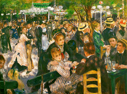 Dance at the Moulin de la Galette by Pierre Auguste Renoir
