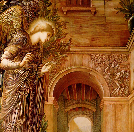 The Annunciation (detail) by Sir Edward Coley Burne Jones