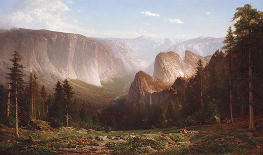 Great Canyon of the Sierra, Yosemite by Thomas Hill