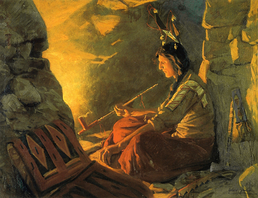 Indian Meditation by William Gilbert Gaul