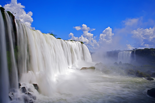 Iguassu Falls in Brazil, Argentina, and Paraguay.