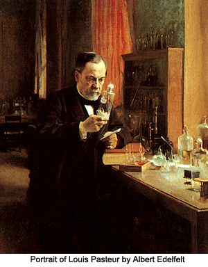 Portrait of Louis Pasteur by Albert Edelfelt