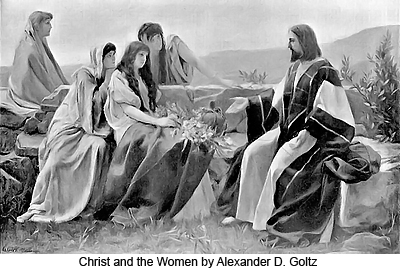Christ and the Women by Alexander Demetrius Goltz