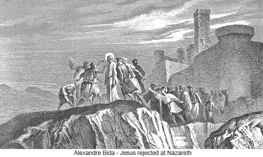 Jesus rejected at Nazareth by Alexandre Bida