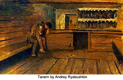 Tavern by Andrey Ryabushkin