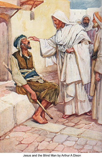Jesus and the Blind Man by Arthur A Dixon