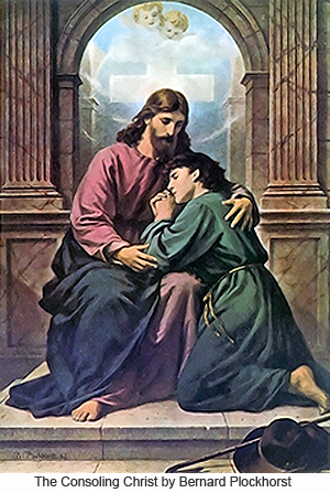 The Consoling Christ by Bernard 
Plockhorst