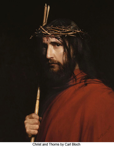 Christ and Thorns by Carl Bloch