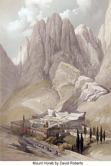 Mount Horeb by David Roberts
