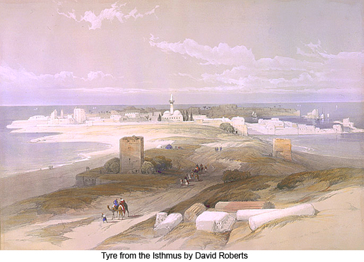 Tyre from the Isthmus by David Roberts