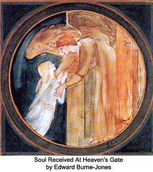 Soul Received at Heaven's Gate by Edward Burne-Jones