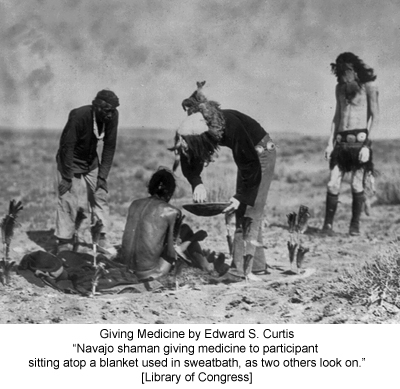 Giving Medicine by Edward S. Curtis