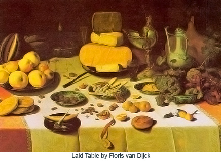 Laid Table by Floris van Dijck