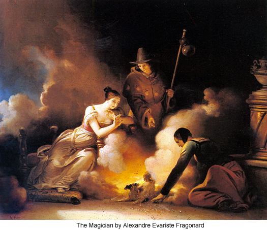 The Magician by Alexandre Evariste Fragonard
