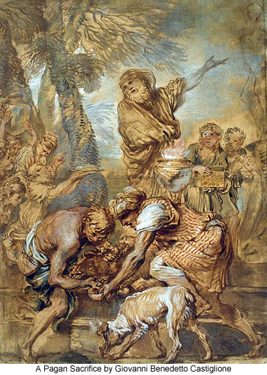 A Pagan Sacrifice by Giovanni Benedetto Castiglione