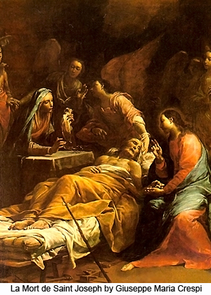 La Mort de Saint Joseph by Giuseppe Maria Crespi