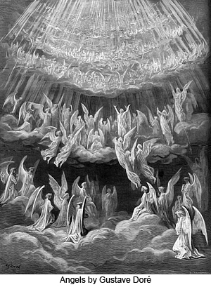 Angels by Gustave Doré