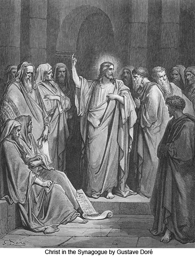 Christ in the Synagogue by Gustave Doré