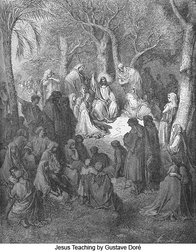 Jesus Teaching by Gustave Doré