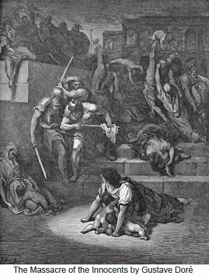 The Massacre of the Innocents by Gustave Doré