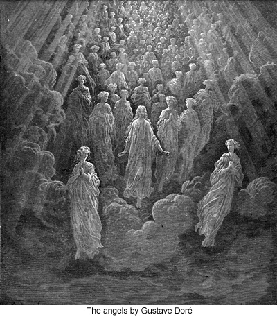 The angels by Gustave Doré