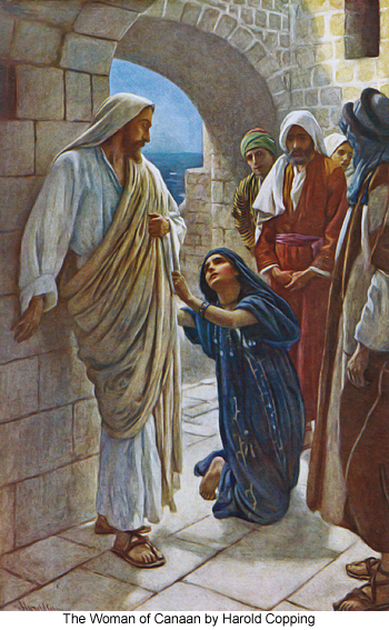 The Woman of Canaan by Harold Copping