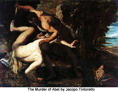 The Murder of Abel by Jacopo Tintoretto