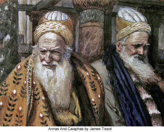 Annas And Caiaphas by James Tissot