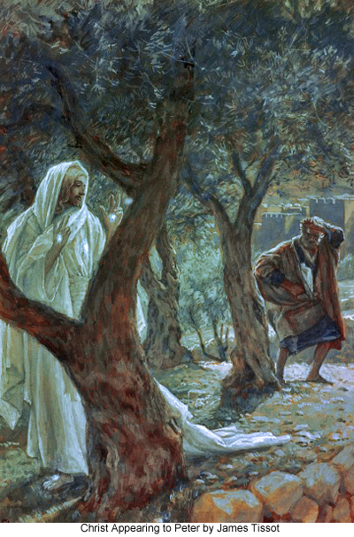 Christ Appearing to Peter by James Tissot