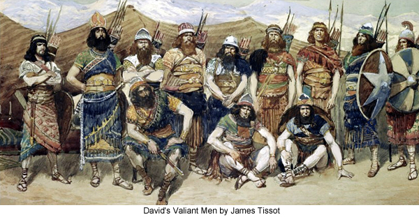 David's Valiant Men by James Tissot
