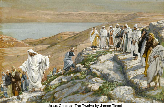 Jesus Chooses The Twelve by James Tissot