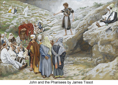 John and the Pharisees by James Tissot