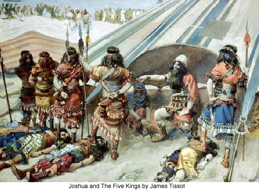 Joshua and The Five Kings by James Tissot