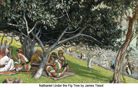 Nathaniel under the Fig Tree by James Tissot