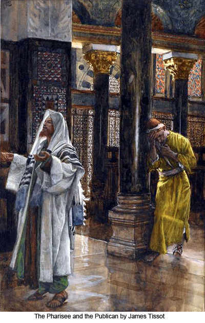 Pharisee and the Publican by James Tissot