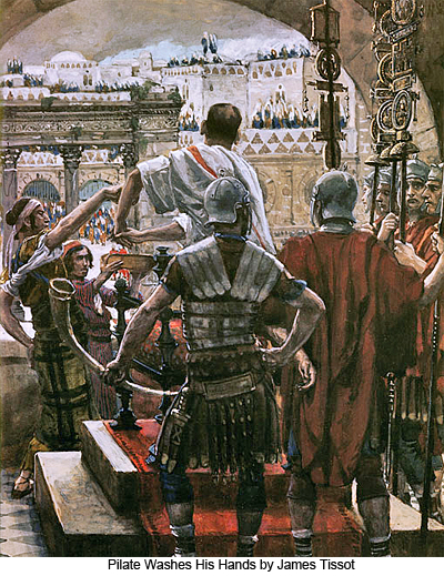 Pilate Washes His Hands by James Tissot