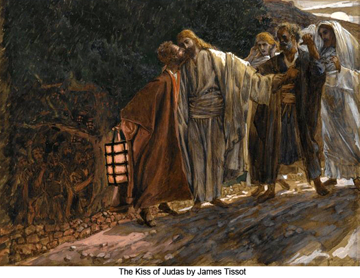The Kiss of Judas by James Tissot