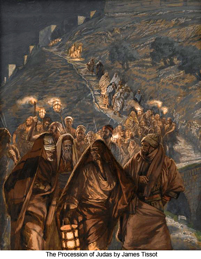 The Procession of Judas by James Tissot