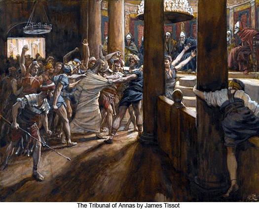 The Tribunal of Annas by James Tissot